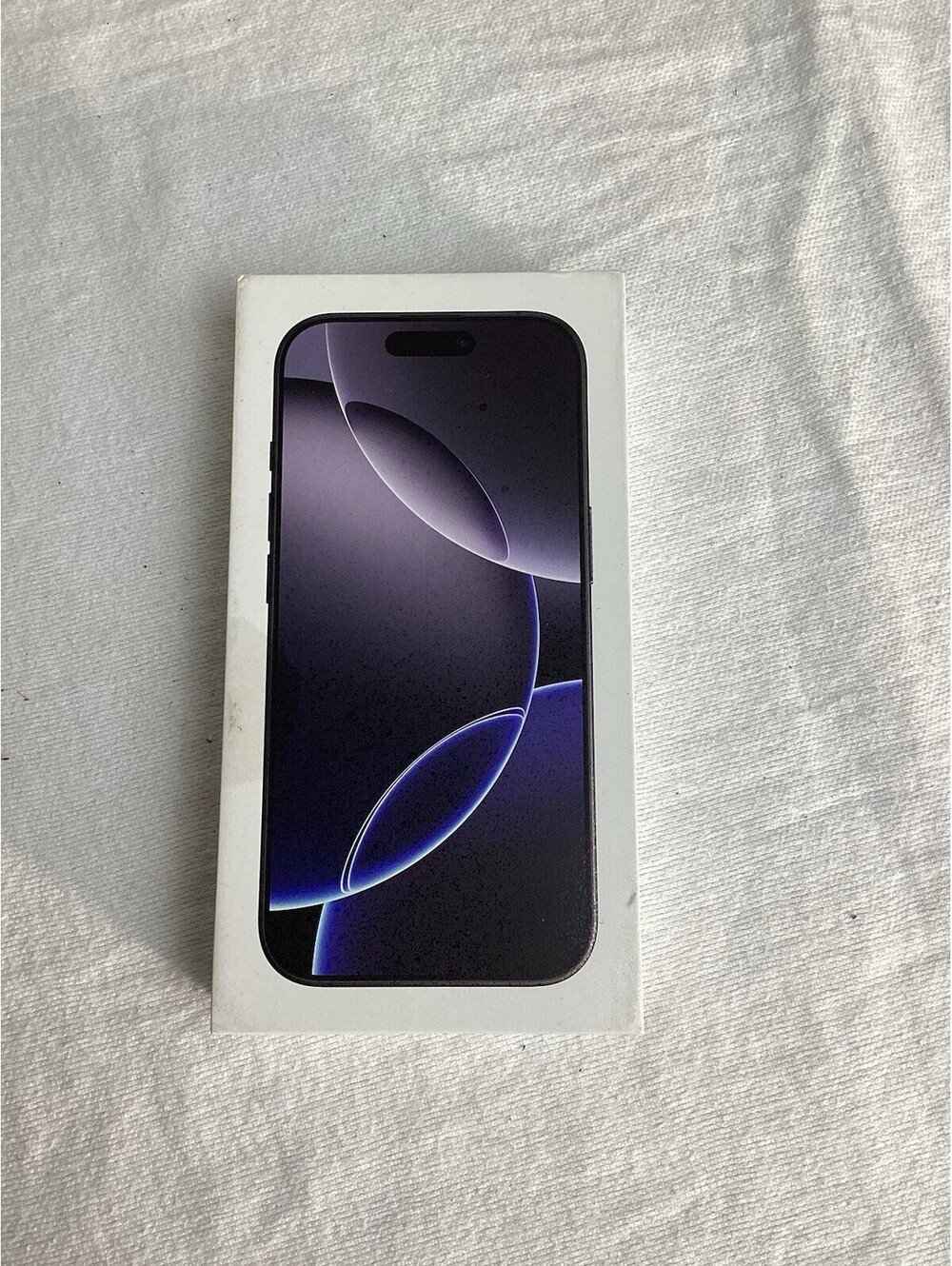 Apple iPhone 16 Pro White Titanium 128GB Empty Phone Box Black - New With Tags
